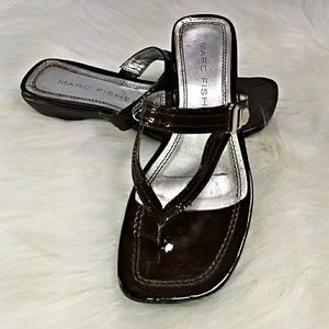 Marc Fisher MFarezza Leather Sandles